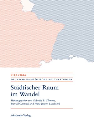 cover image of Städtischer Raum im Wandel/Espaces urbains en mutation